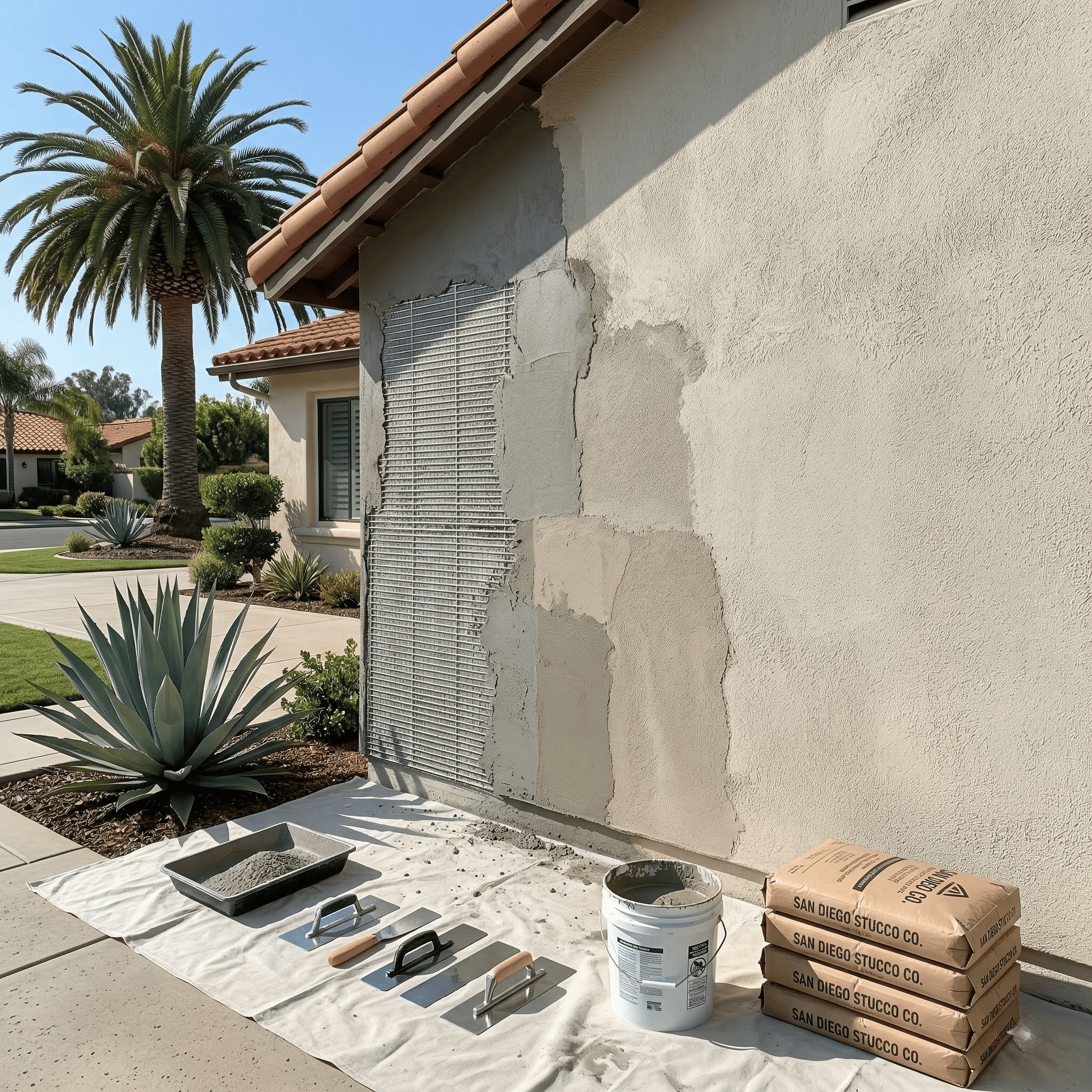 Stucco Repair in San Diego